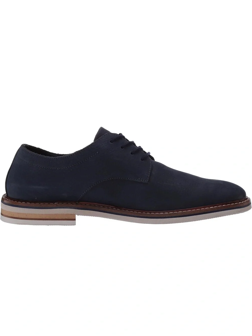 Bostonian Men's Navy Suede Derby Shoes - Classic Lace-Up